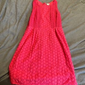 Old Navy size 6 pink eyelet dress